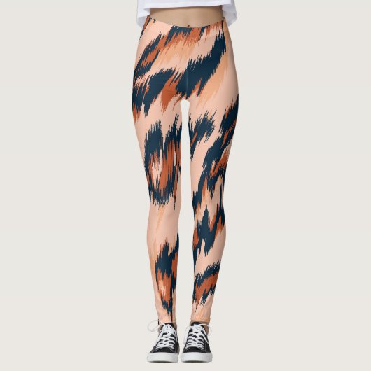 Luipaard Print: Textiel naadloos ontwerp. Leggings (Voorkant)