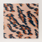 Luipaard Print: Textiel naadloos ontwerp. Legpuzzel (Horizontaal)