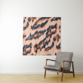 Luipaard Print: Textiel naadloos ontwerp. Wandkleed (In situ)