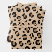 Luipaard Print, Vlekken, Bruin Luipaard Inpakpapier Vel (In situ)