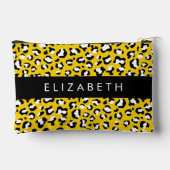 Luipaard Print, Vlekken, Gele Luipaard, Jouw naam Etui (Achterkant)
