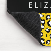 Luipaard Print, Vlekken, Gele Luipaard, Jouw naam Muismat (Hoek)