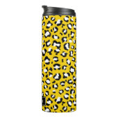 Luipaard Print, Vlekken, Gele Luipaard, Jouw naam Thermosbeker (Geroteerd rechts)