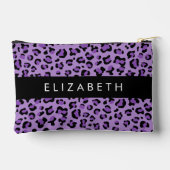 Luipaard Print, Vlekken, Paarse luipaard, Jouw naa Etui (Achterkant)