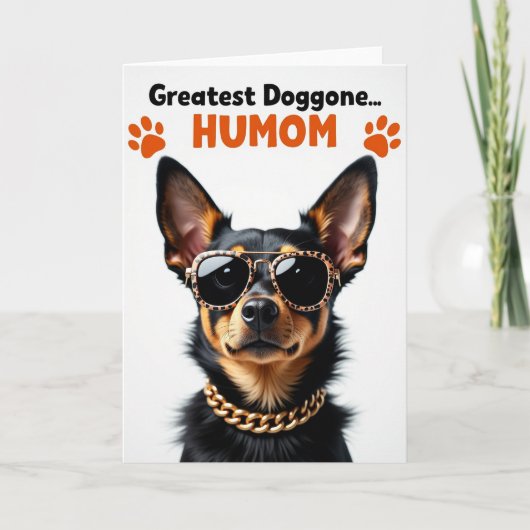 Luipaard Pup Beste Humom Kaart (Voorkant)