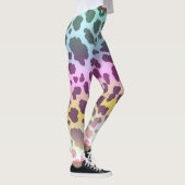 Luipaard regenboog kleurrijk patroon leggings (Rechts)