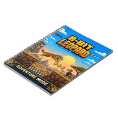 Luipaard, Retro 8-Bit Pixel Art Notitieboek (Linkerzijde)