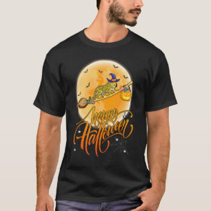 Luipaard Rij Heks Schot Hagel Maand Vintage Luipaa T-shirt