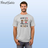 Luipaard, Schattige meisje houdt van katten Animal T-shirt