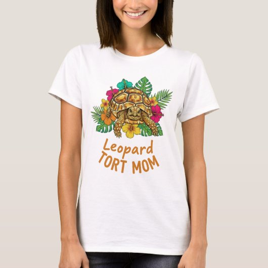 Luipaard Schildpad Moeder Schildpad Geschenk voor T-shirt (Voorkant)