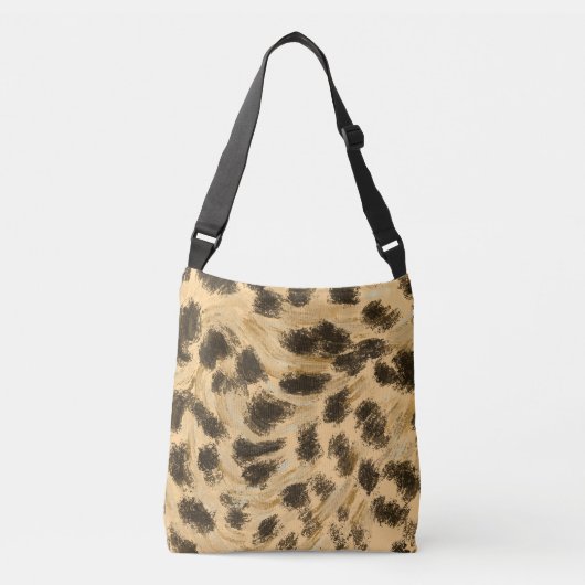 Luipaard Schoudertas Crossbody Tas (Voorkant)