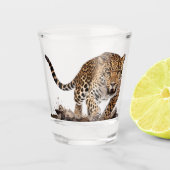 Luipaard Shot Glas (Voorkant)