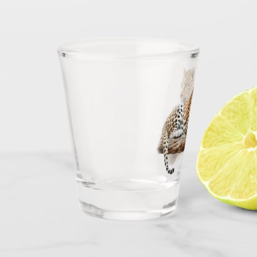 Luipaard Shot Glas (Links)
