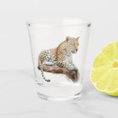 Luipaard Shot Glas (Voorkant)