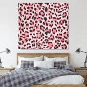 Luipaard skin: naadloze textuur canvas afdruk (Insitu (Slaapkamer))