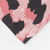 Luipaard skin: naadloze textuur fleece deken (Hoek)