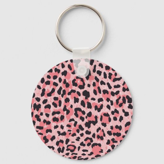 Luipaard skin:  naadloze textuur sleutelhanger (Voorkant)