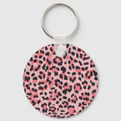 Luipaard skin:  naadloze textuur sleutelhanger (Achterkant)