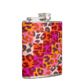 Luipaard Skin Retro Patroon 2 Heupfles (Rechts)