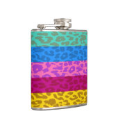Luipaard Skin Retro Patroon 9 Heupfles (Rechts)