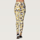 Luipaard Slang Dierlijke Print Textuur Leggings (Achterkant)