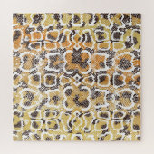 Luipaard Slang Dierlijke Print Textuur Legpuzzel (Horizontaal)
