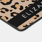 Luipaard, spuiten, bruine luipaard, Jouw naam Bureaumat (Hoek)