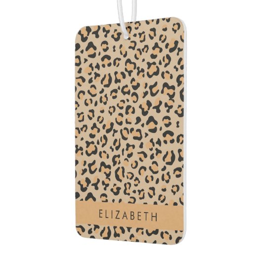 Luipaard, spuiten, bruine luipaard, Jouw naam Luchtverfrisser (Links)