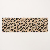 Luipaard, spuiten, bruine luipaard, Jouw naam Yogamat (Achterkant (horizontaal))