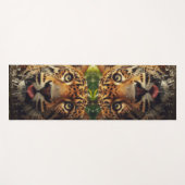 Luipaard staart terwijl hij water in Oerwoud lapt Yogamat (Voorkant (horizontaal))