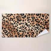 luipaard. Stijlvol design met luipaard Badhanddoek (Badhanddoek)