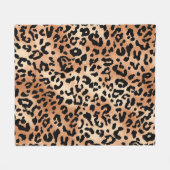 luipaard. Stijlvol design met luipaard Fleece Deken (Voorkant (Horizontaal))