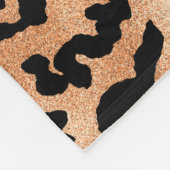 luipaard. Stijlvol design met luipaard Fleece Deken (Hoek)