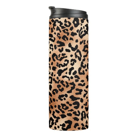 luipaard. Stijlvol design met luipaard Thermosbeker (Geroteerd rechts)