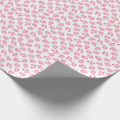 Luipaard Stip in Roze Cadeaupapier (Hoek)