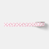 Luipaard Stip in Roze Grosgrain Lint (Voorkant)