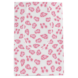 Luipaard Stip in Roze Medium Cadeauzakje