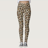Luipaard stippen leggings (Voorkant)