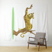 Luipaard Tapijt Wandkleed (In Situ (horizontaal))