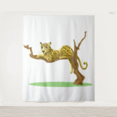 Luipaard Tapijt Wandkleed (Voorkant)