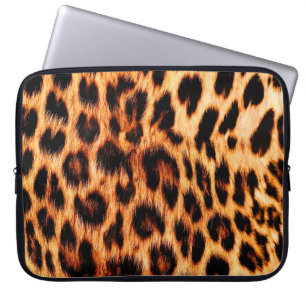 Luipaard textuur, Afrikaans dier naadloos patroon. Laptop Sleeve
