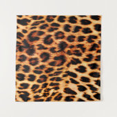 Luipaard textuur, Afrikaans dier naadloos patroon. Wandkleed (Voorkant (horizontaal))