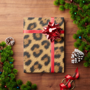 luipaard textuur bont huid leer dier print patroon cadeaupapier
