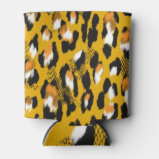 Luipaard Textuur Dier Print Achtergrond Blikjeskoeler