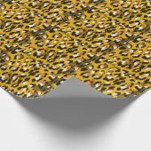 Luipaard Textuur Dier Print Achtergrond Cadeaupapier (Hoek)