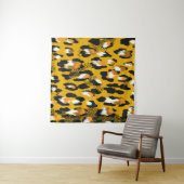 Luipaard Textuur Dier Print Achtergrond Wandkleed (In Situ (horizontaal))
