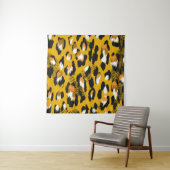 Luipaard Textuur Dier Print Achtergrond Wandkleed (In situ)