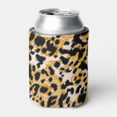 Luipaard textuur: goud barok patroon. blikjeskoeler (Blikje Voorkant)