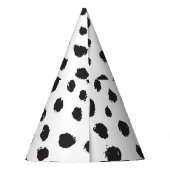 Luipaard textuur:  naadloos patroon. feesthoedjes (Achterkant)