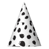 Luipaard textuur:  naadloos patroon. feesthoedjes (Voorkant)